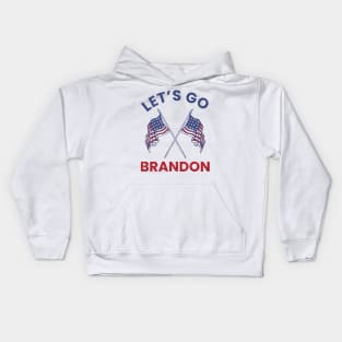 lets go brandon flag Kids Hoodie